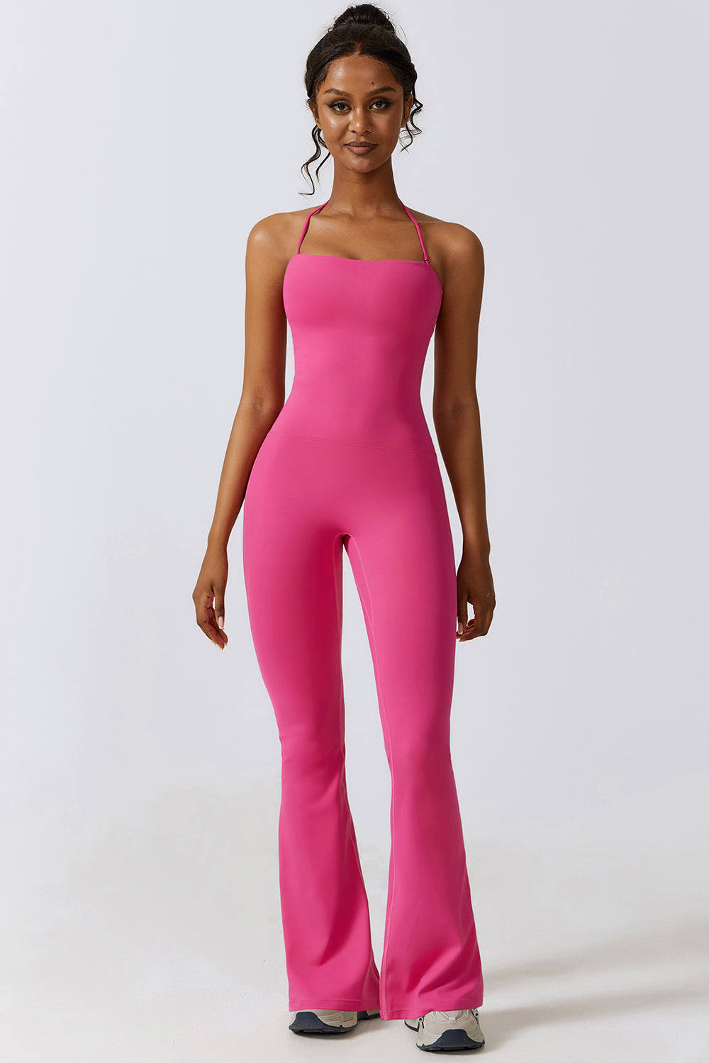 The Nicole Halter Flare Sport Jumpsuit