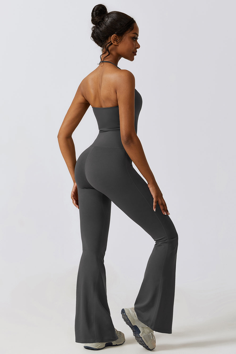 The Nicole Halter Flare Sport Jumpsuit