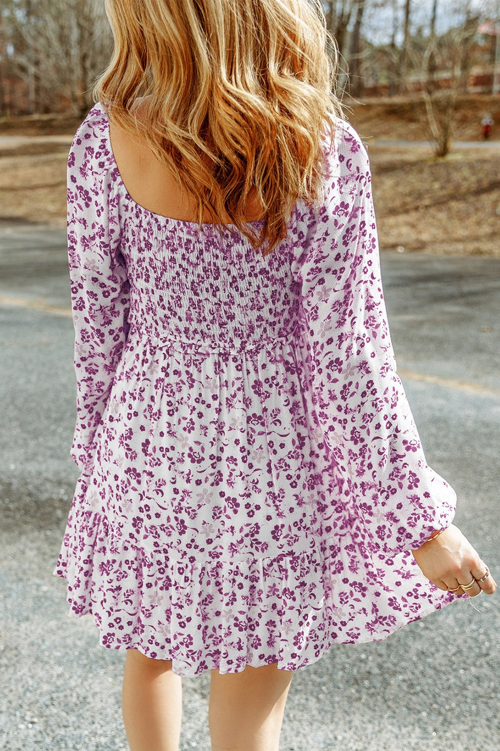 Floral Smocked Dress