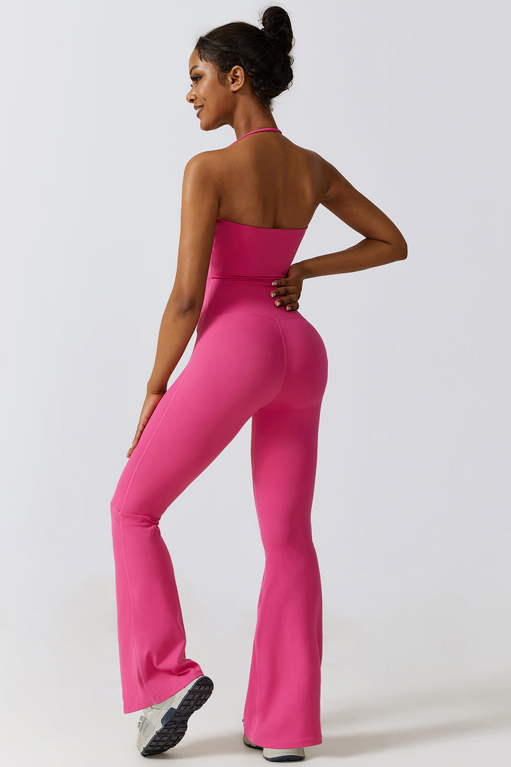 The Nicole Halter Flare Sport Jumpsuit