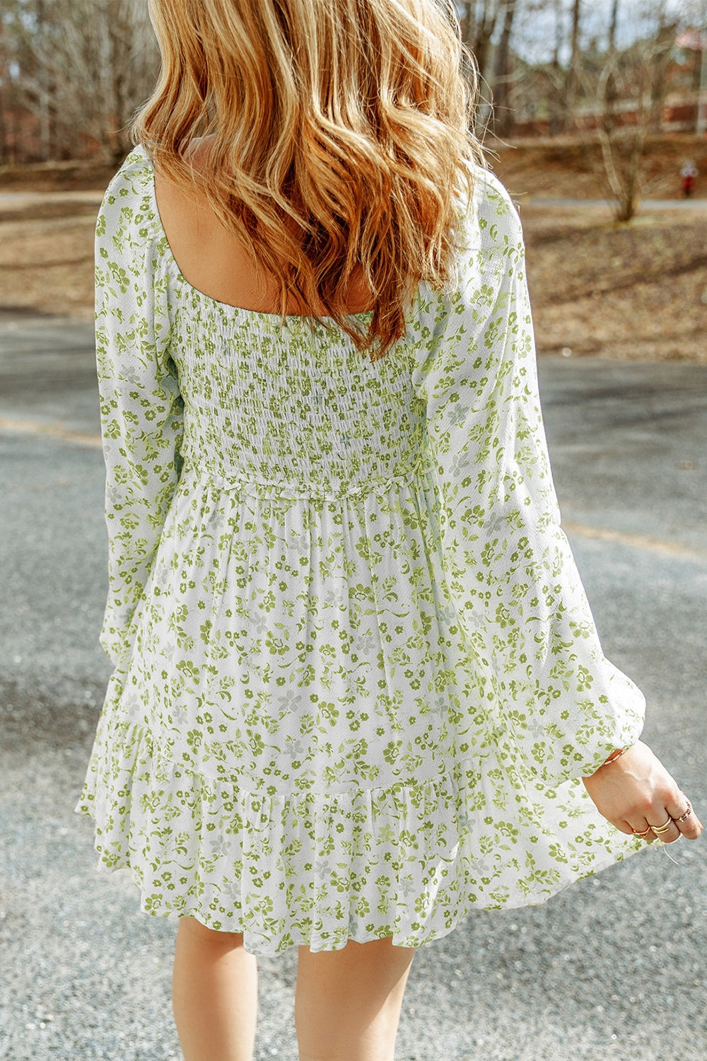 Floral Smocked Dress