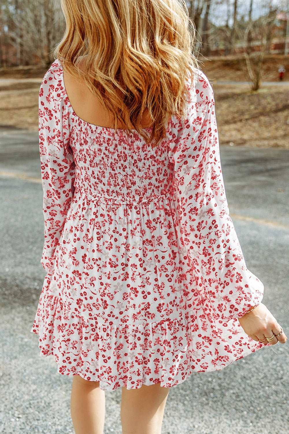 Floral Smocked Dress