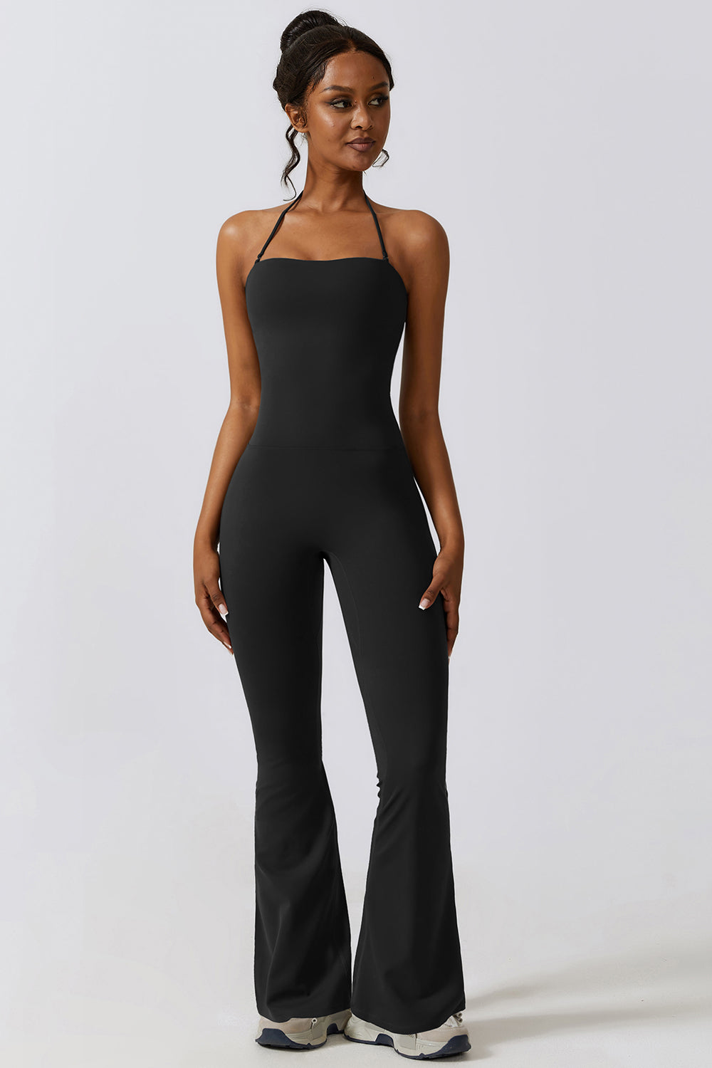 The Nicole Halter Flare Sport Jumpsuit