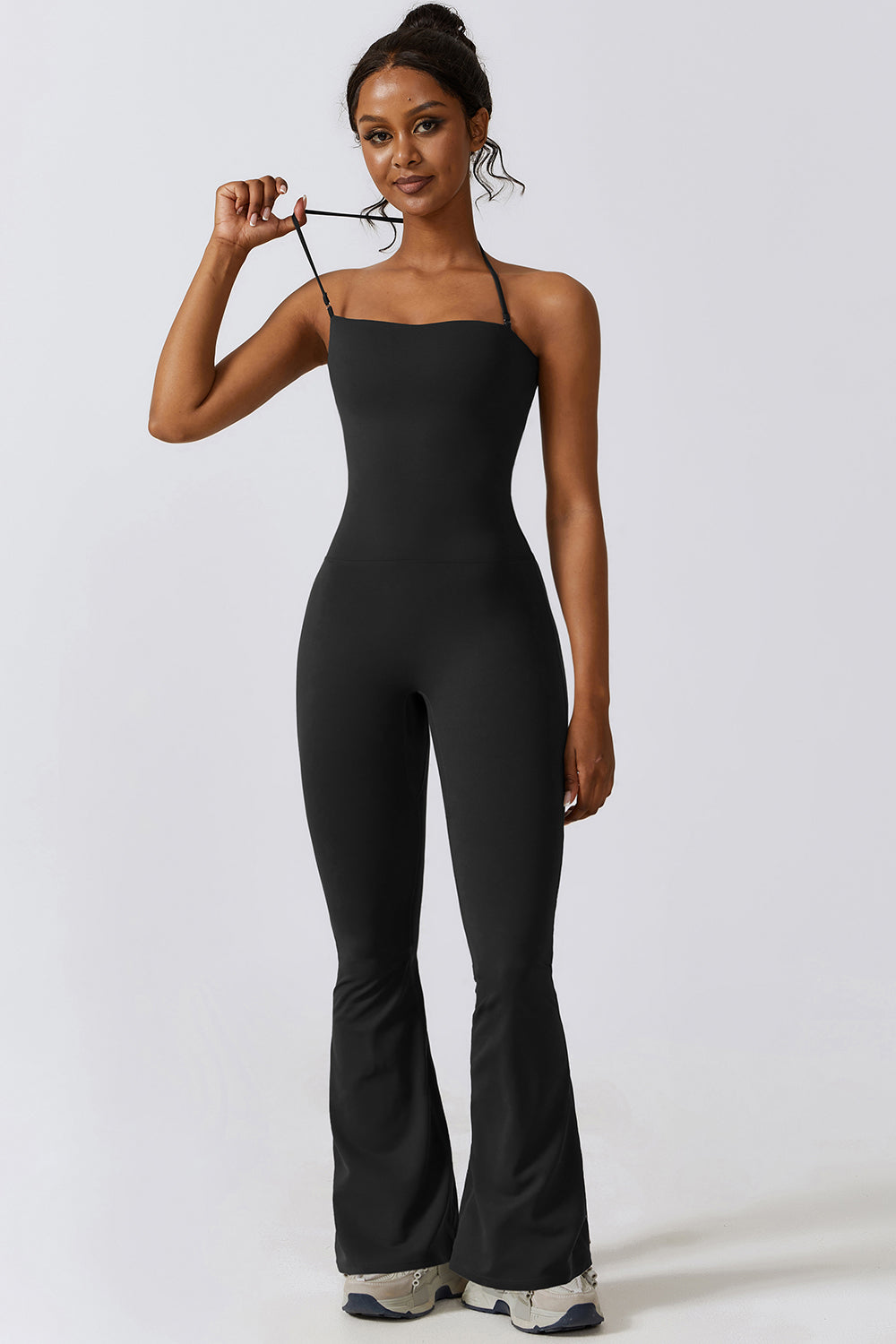 The Nicole Halter Flare Sport Jumpsuit